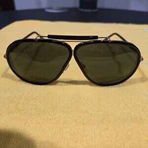 Tom Ford Cedric Sunglasses - TF509 01A 65-5 135-3 - Black/Palladium